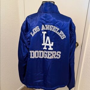 Royal Blue Dodgers Varsity Jacket